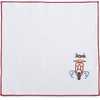 image:imageYumbox Embroiderd Cotton Napkins Set of 5 Napkins Days of the Week Set in Italian Language Reusable Washable Fabric Napkins ecoFriendly