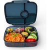 image:imageYumbox Go Leakproof Bento Lunch Box for Kids Teens amp Adults Lima GreenCharcoal Gray