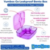 image:imageYumbox Go Leakproof Bento Lunch Box for Kids Teens amp Adults Lima GreenKyoto Purple