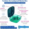 image:imageYumbox Go Leakproof Bento Lunch Box for Kids Teens amp Adults Lima GreenLima Green