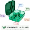 image:imageYumbox Go Leakproof Bento Lunch Box for Kids Teens amp Adults Lima GreenLima Green
