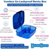 image:imageYumbox Go Leakproof Bento Lunch Box for Kids Teens amp Adults Lima GreenOslo Blue dark blue