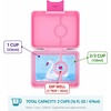 image:imageYumbox Leakproof Snack Box  Ami Purple Swan TrayPower Pink Swan