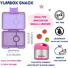 image:imageYumbox Leakproof Snack Box  Ami Purple Swan TrayPrincess Purple Glitter