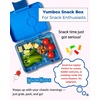 image:imageYumbox Leakproof Snack Box  Ami Purple Swan TrayPrincess Purple Glitter