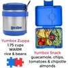 image:imageYumbox Leakproof Snack Box  Ami Purple Swan TrayWow Red Shark