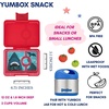 image:imageYumbox Leakproof Snack Box  Ami Purple Swan TrayWow Red Shark