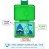 image:imageYumbox Leakproof Snack Box Jurassic Green SharkJurassic Green Shark