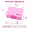 image:imageYumbox Leakproof Snack Box Jurassic Green SharkPower Pink Swan