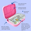 image:imageYumbox Original Leakproof Bento Lunch Box  Lavande Purple UnicornPower Pink Unicorn
