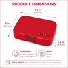 image:imageYumbox Original Leakproof Bento Lunch Box  Lavande Purple UnicornWow Red