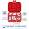image:imageYumbox Original Leakproof Bento Lunch Box  Lavande Purple UnicornWow Red