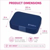 image:imageYumbox Original Leakproof Bento Lunch box  Ami PurpleNinja Blue
