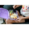 image:imageYumbox Panino Leakproof Bento Lunch Box Power Pink RainbowLavande Purple Unicorn