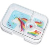 image:imageYumbox Panino Leakproof Bento Lunch Box Power Pink RainbowLavande Purple Unicorn