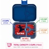 image:imageYumbox Panino Leakproof Bento Lunch Box Power Pink RainbowNinja Blue