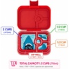 image:imageYumbox Panino Leakproof Bento Lunch Box Power Pink RainbowRed Shark