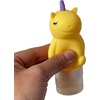 image:imageYumbox Silicone Mini Squeeze Bottles Set of 3  Unicorn Leakproof Condiment Squeeze Bottles Sauce containers for lunch box salad dressing bottles with flip cap easy fill and cleanUnicorns