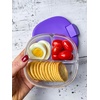 image:imageYumbox Snack Bowl Raspberry PinkHazy Purple