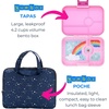 image:imageYumbox Tapas Leakproof Bento Box 4 Compartments Capri PinkCapri Pink Rainbow