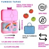 image:imageYumbox Tapas Leakproof Bento Box 4 Compartments Capri PinkCapri Pink Rainbow