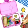 image:imageYumbox Tapas Leakproof Bento Box 4 Compartments Capri PinkCapri Pink Rainbow