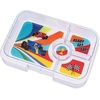 image:imageYumbox Tapas Leakproof Bento Box 4 Compartments Capri PinkGreenwich Green Race Cars