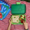 image:imageYumbox Tapas Leakproof Bento Box 4 Compartments Capri PinkPalm Green Lime