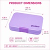 image:imageYumbox Tapas Leakproof Bento Box 4 Compartments Capri PinkSeville Purple Rainbow