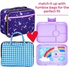 image:imageYumbox Tapas Leakproof Bento Box 4 Compartments Capri PinkSeville Purple Rainbow