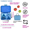image:imageYumbox Tapas Leakproof Bento Box 4 Compartments Capri PinkTrue Blue  Shark