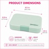 image:imageYumbox Tapas Leakproof Bento Box 5 Compartments Antibes BluePistachio Green Jungle