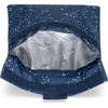 image:imageYumbox Wide Opening Sandwich BagSnack Bag Insulated Interior Reusable Fabric Easy Touch and Pull Closure Washable Food Safe BPA Free 8 x 75in  Pack of 2 Lunar and Navy BlueStarry