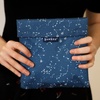 image:imageYumbox Wide Opening Sandwich BagSnack Bag Insulated Interior Reusable Fabric Easy Touch and Pull Closure Washable Food Safe BPA Free 8 x 75in  Pack of 2 Lunar and Navy BlueStarry