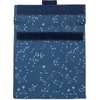 image:imageYumbox Wide Opening Sandwich BagSnack Bag Insulated Interior Reusable Fabric Easy Touch and Pull Closure Washable Food Safe BPA Free 8 x 75in  Pack of 2 Lunar and Navy BlueStarry