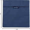 image:imageYumbox Wide Opening Sandwich BagSnack Bag Insulated Interior Reusable Fabric Easy Touch and Pull Closure Washable Food Safe BPA Free 8 x 75in  Pack of 2 Lunar and Navy BlueLunar