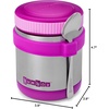 image:imageYumbox Zuppa 14oz Thermal Food Jar Triple Insulated PurpleBijoux Purple With Holder