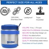 image:imageYumbox Zuppa 14oz Thermal Food Jar Triple Insulated PurpleNeptune Blue With Utensil Holder