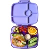 image:imageYumbox Go Leakproof Bento Lunch Box for Kids Teens amp Adults Lima GreenKyoto Purple