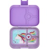 image:imageYumbox Panino Leakproof Bento Lunch Box Power Pink RainbowLavande Purple Unicorn
