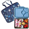 image:imageYumbox Paris Glitter Prt Leakproof Stainless Steel Lunch Box  Lunar Poche Insulated Sleeve  34 Cups Leakproof Compact amp Stylish Lunch Set for Work School or Travel