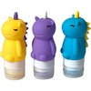 image:imageYumbox Silicone Mini Squeeze Bottles Set of 3  Unicorn Leakproof Condiment Squeeze Bottles Sauce containers for lunch box salad dressing bottles with flip cap easy fill and cleanUnicorns