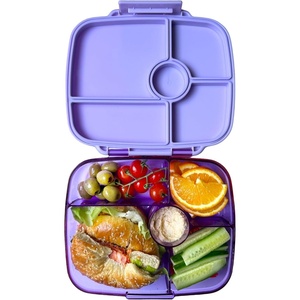 image:imageYumbox Go Leakproof Bento Lunch Box for Kids Teens amp Adults Lima GreenKyoto Purple