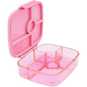 image:imageYumbox Go Leakproof Bento Lunch Box for Kids Teens amp Adults Lima GreenSydney Pink