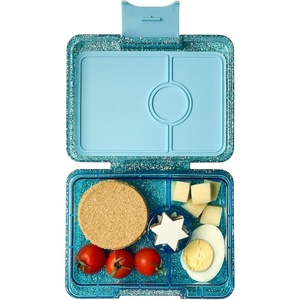 image:imageYumbox Leakproof Snack Box  Ami Purple Swan TrayGlitter Blue