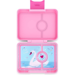 image:imageYumbox Leakproof Snack Box Jurassic Green SharkPower Pink Swan