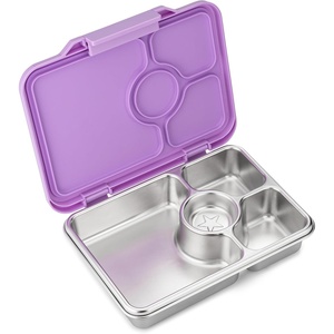 image:imageYumbox Prt Leakproof Stainless Steel Bento Lunch Box Lavande PurpleLavande Purple