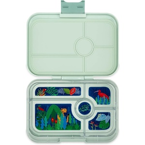 image:imageYumbox Tapas Leakproof Bento Box 5 Compartments Antibes BluePistachio Green Jungle