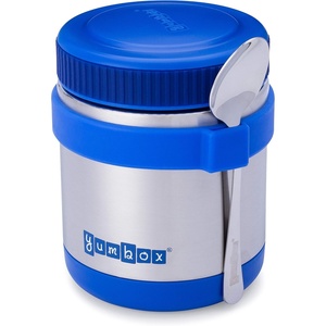 image:imageYumbox Zuppa 14oz Thermal Food Jar Triple Insulated PurpleNeptune Blue With Utensil Holder