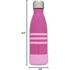 image:imageYumbox Aqua Stainless Steel Triple Insulated Water Bottle 14 oz 420 ml Pacific Pink